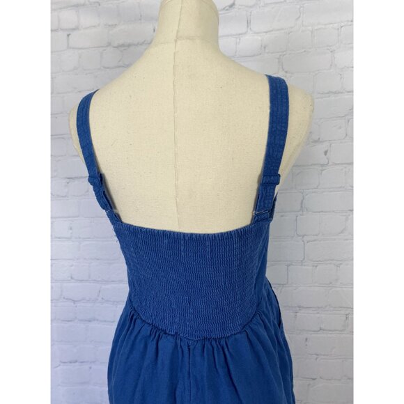 ⭐ 3/$15 Old Navy XS Cobalt Blue Cami Romper With Pockets - Picture 11 of 11